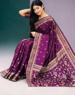 জাপানি সিল্ক শাড়ি (ব্লাউজ পিসসহ) - Image 2