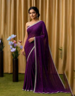 প্রিমিয়াম সফট জর্জেট শাড়ি - Image 2