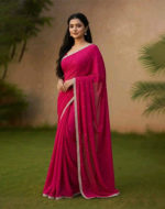 প্রিমিয়াম সফট জর্জেট শাড়ি - Image 7