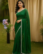 প্রিমিয়াম সফট জর্জেট শাড়ি - Image 6